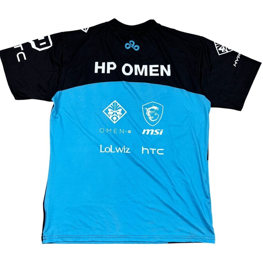 Cloud9 Jersey Men's Medium Gaming Esports Streamer HP OMEN